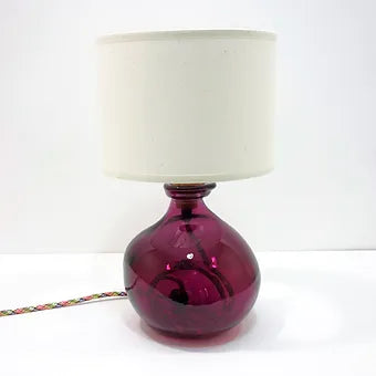 24cm Simplicity Recycled Glass Lamp (Warm Colours)