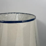 Handmade Contrast trim"Calico" Fabric French Drum Shade