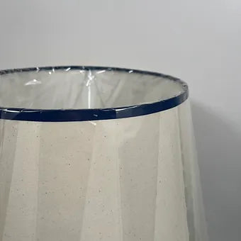 Handmade Contrast trim"Calico" Fabric French Drum Shade