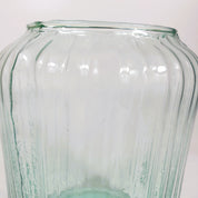 Recycled glass Column Vase