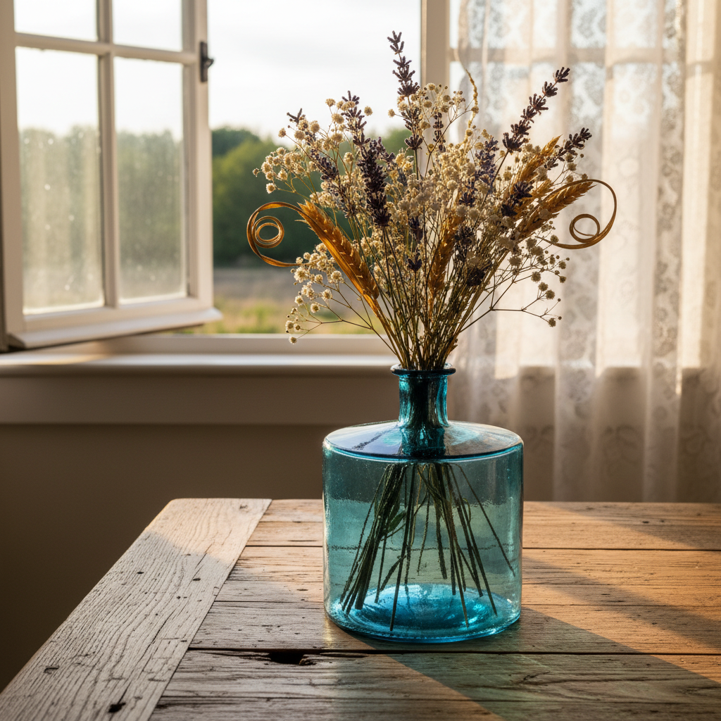 Recycled Glass Frances Vase 26cm