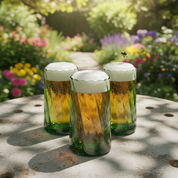 Moroccan Handmade Recycled Glass Twist Tumbler - 330ml