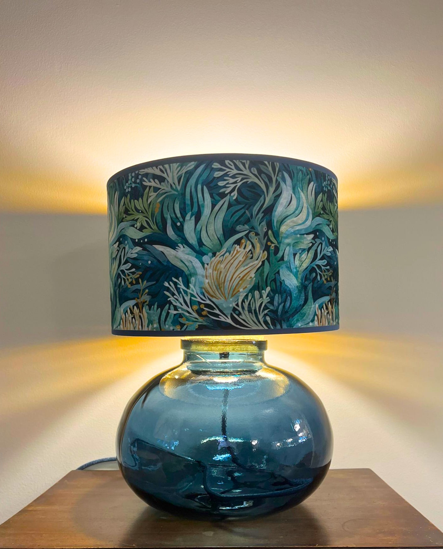 Garrafa Recycled Glass Lamp 29cm