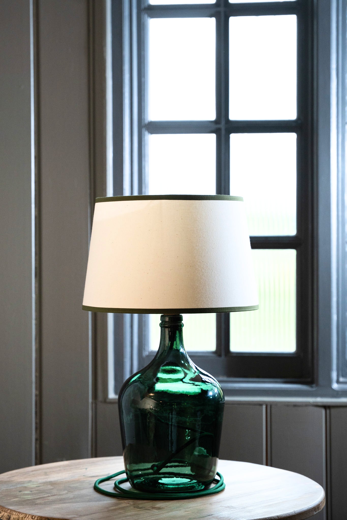 Garrafa Recycled Glass Demijohn Lamp 36cm