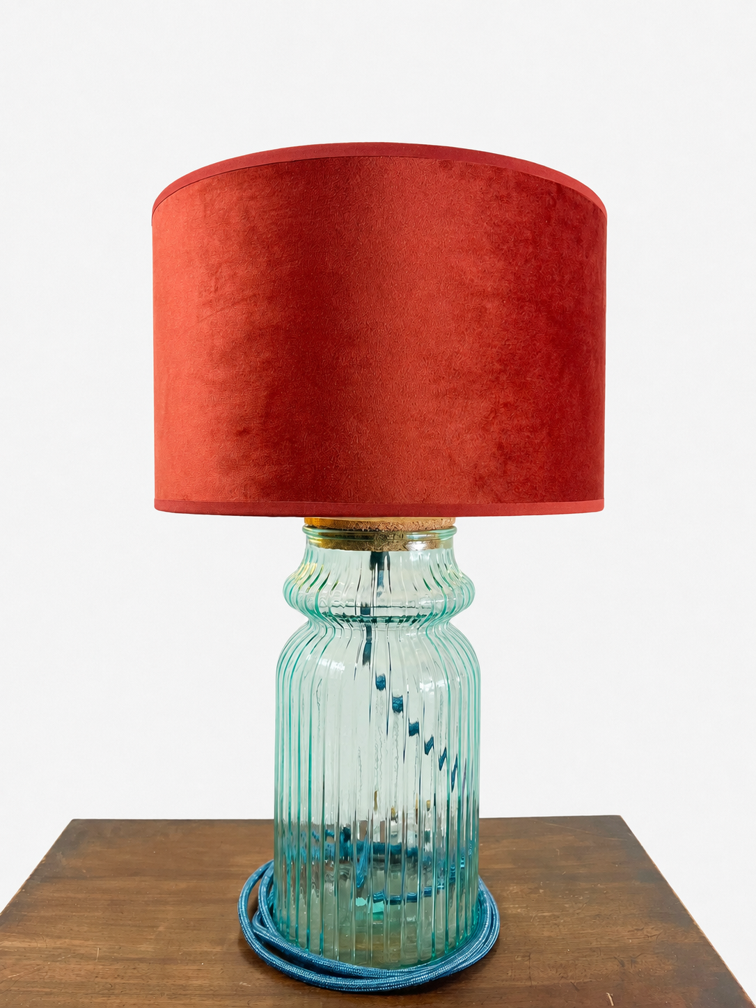 Handmade Brick Velvet Shade