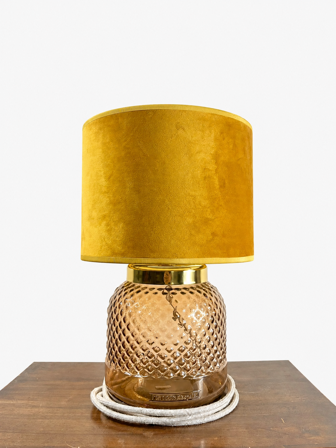 Handmade Ochre Velvet Shade