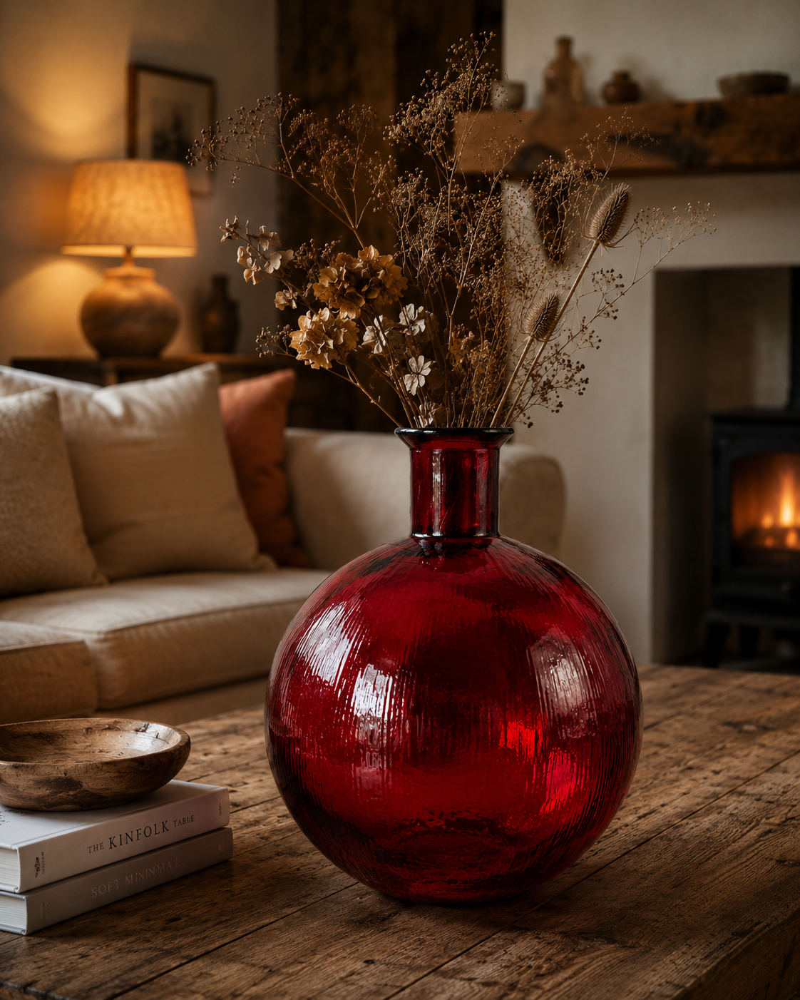 Recycled Glass Artemis Vase 42cm
