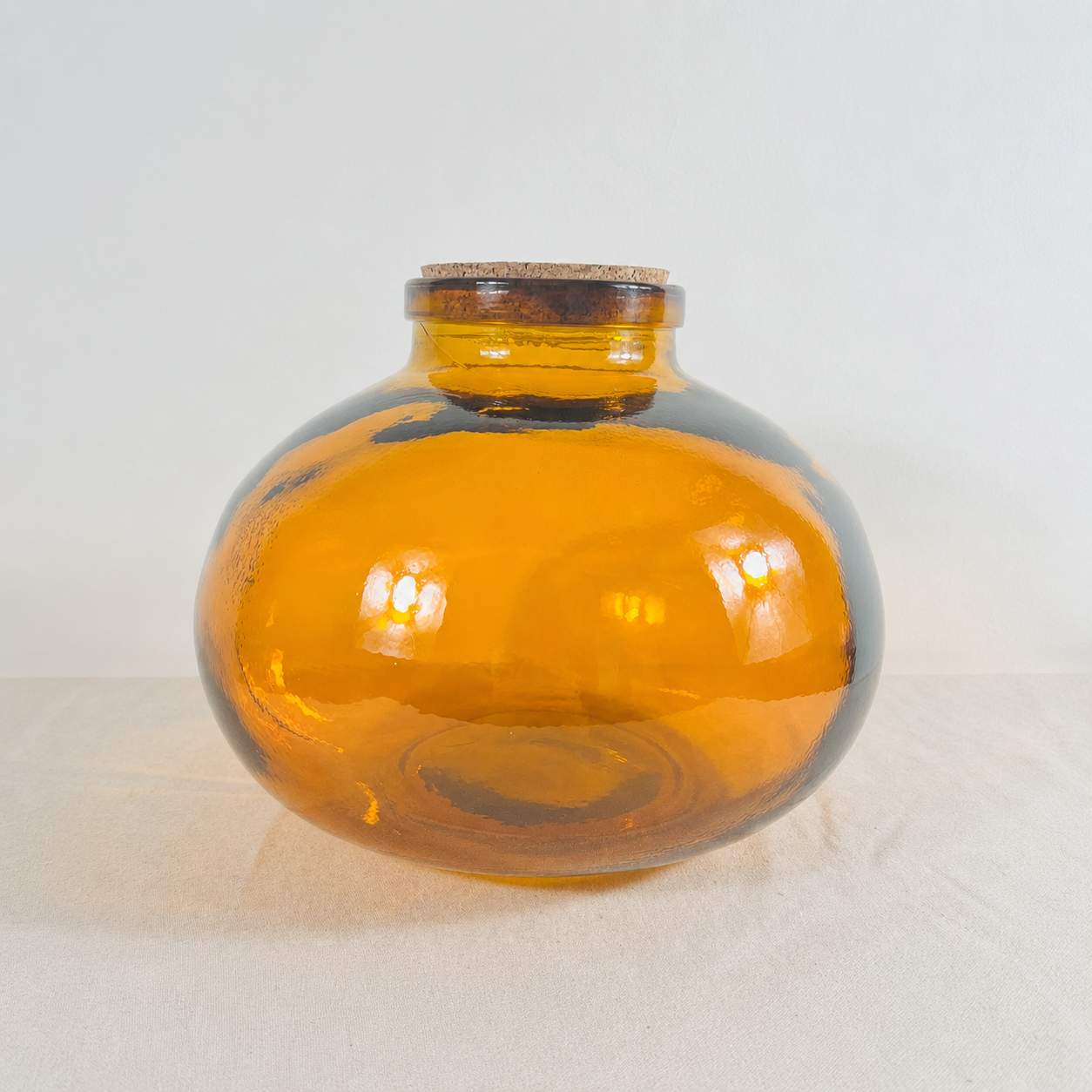 Recycled Glass Garrafa Jar Vase 23cm