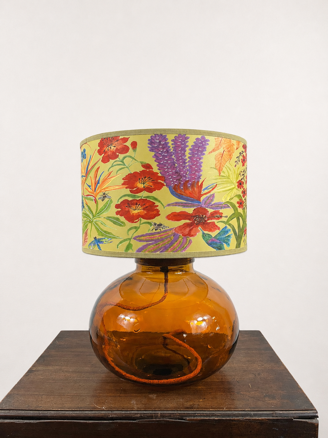 Garrafa Recycled Glass Lamp 29cm