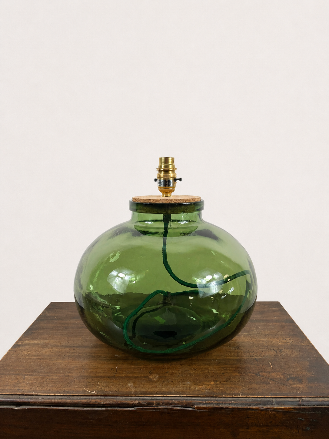 Garrafa Recycled Glass Lamp 29cm