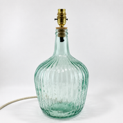 Recycled Glass Ripple Lamp 36cm