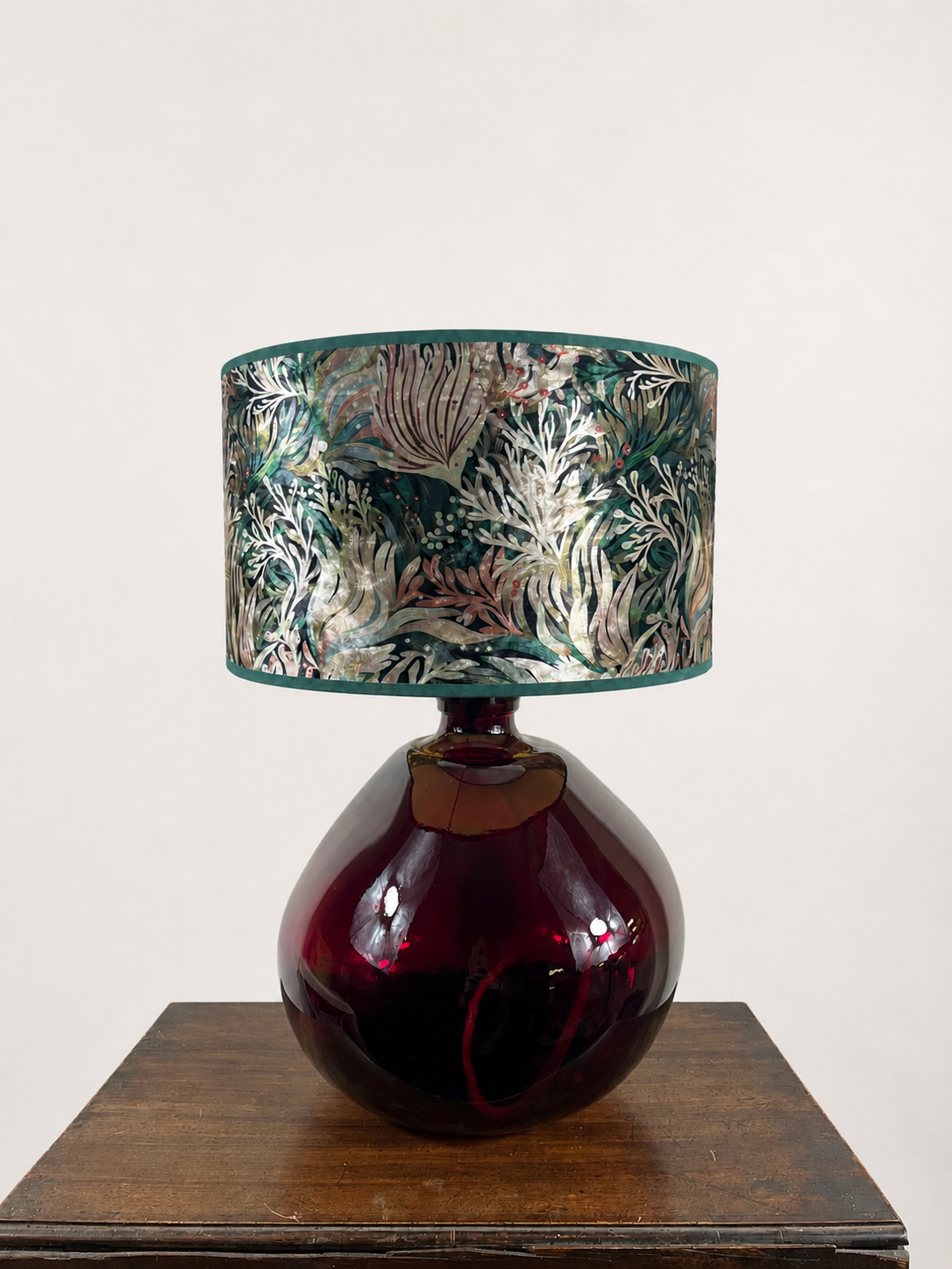 Simplicity Recycled Glass Lamp 39cm