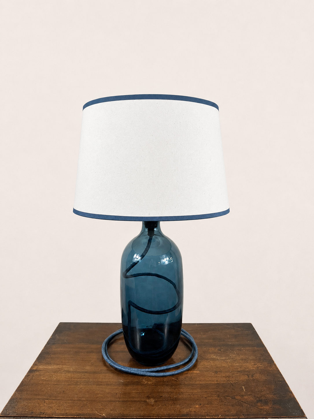 Recycled Glass 37cm Oviedo Lamp