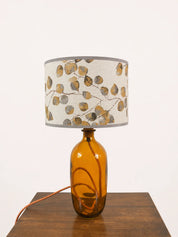 Printed Petal Drum Shade