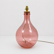 Recycled Glass Garrafa Bottle Lamp 49cm