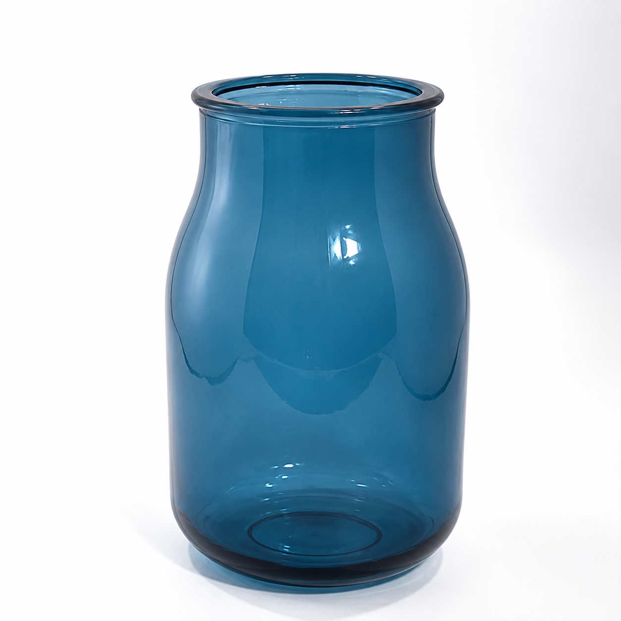 Recycled Glass Jar Vase 21cm