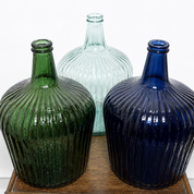 Recycled Glass Rustic Ripple Vase 40cm