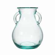 Recycled Glass Urn Vase 16cm