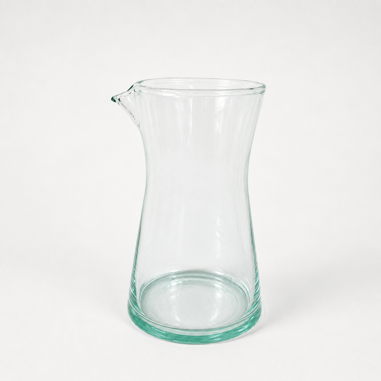 Moroccan Handmade Recycled Glass Carafe and Tumbler Bundle Set