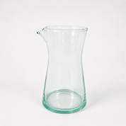 Moroccan Handmade Recycled Glass Carafe and Tumbler Bundle Set