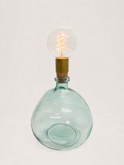 Cordless LED Simplicity Light with Cork & Brass Holder 38cm