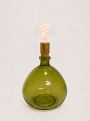 Cordless LED Simplicity Light with Cork & Brass Holder 38cm