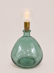 Cordless LED Simplicity Light with Cork & Brass Holder 38cm