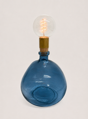 Cordless LED Simplicity Light with Cork & Brass Holder 38cm
