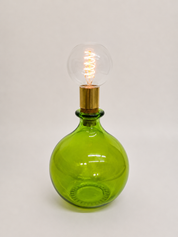 Cordless LED Simplicity Light with Cork & Brass Holder 37cm