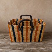 Moroccan Handmade basket Multi Colour Tote