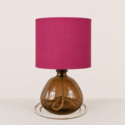 Handmade "Raspberry" Fabric Shade (B64)