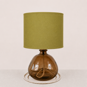 Handmade "Olive Green" Fabric Shade (B44)