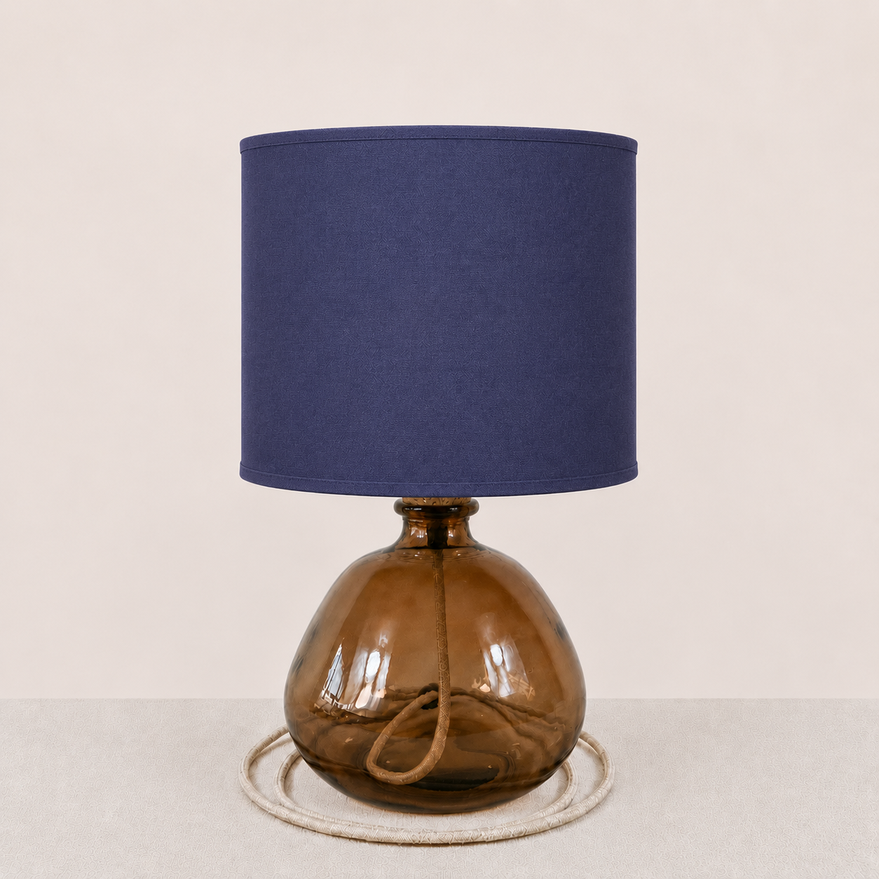 Handmade "Royal Blue" Fabric Shade (B46)