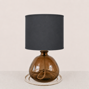 Handmade "Lead Grey" Fabric Shade (B48)