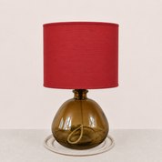 Handmade "Brick Red" Fabric Shade (B35)
