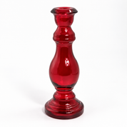 Recycled Glass Candlestick 20cm