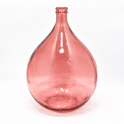 Recycled Glass Large Garrafa Blown Bottle Vase 56cm