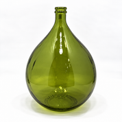 Recycled Glass Large Garrafa Blown Bottle Vase 56cm