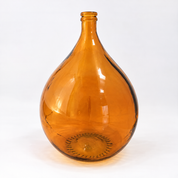 Recycled Glass Large Garrafa Blown Bottle Vase 56cm