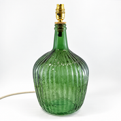 Recycled Glass Ripple Lamp 36cm