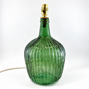 Recycled Glass Ripple Lamp 46cm