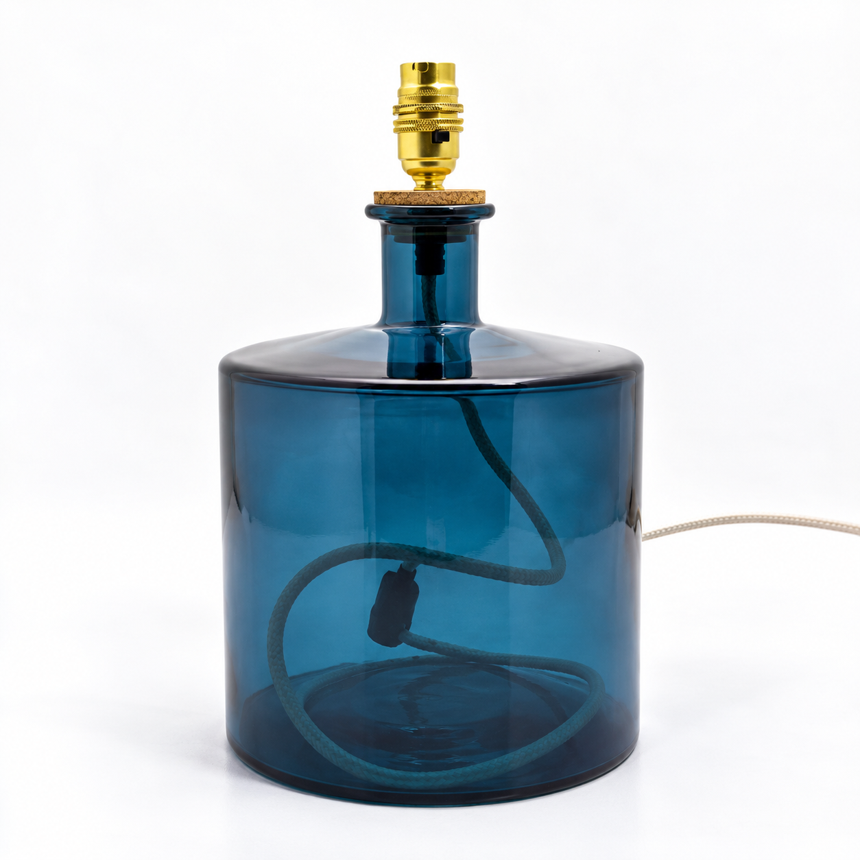 Frances Recycled Glass Lamp 32cm