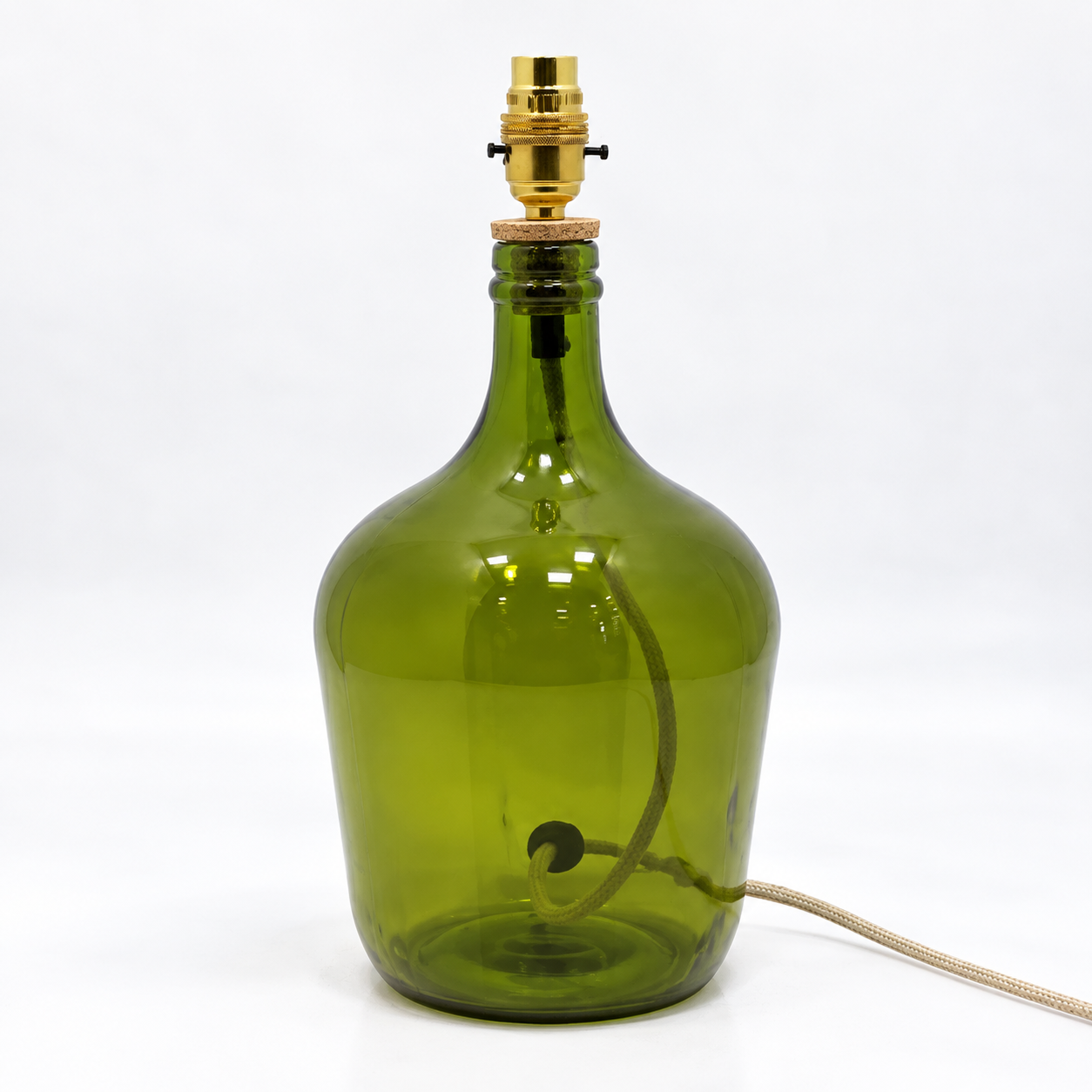 Garrafa Recycled Glass Demijohn Lamp 36cm