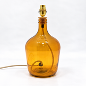 Garrafa Recycled Glass Demijohn Lamp 36cm