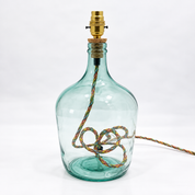 Garrafa Recycled Glass Demijohn Lamp 36cm