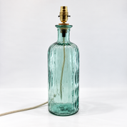 Recycled Glass Ripple Lamp 41cm