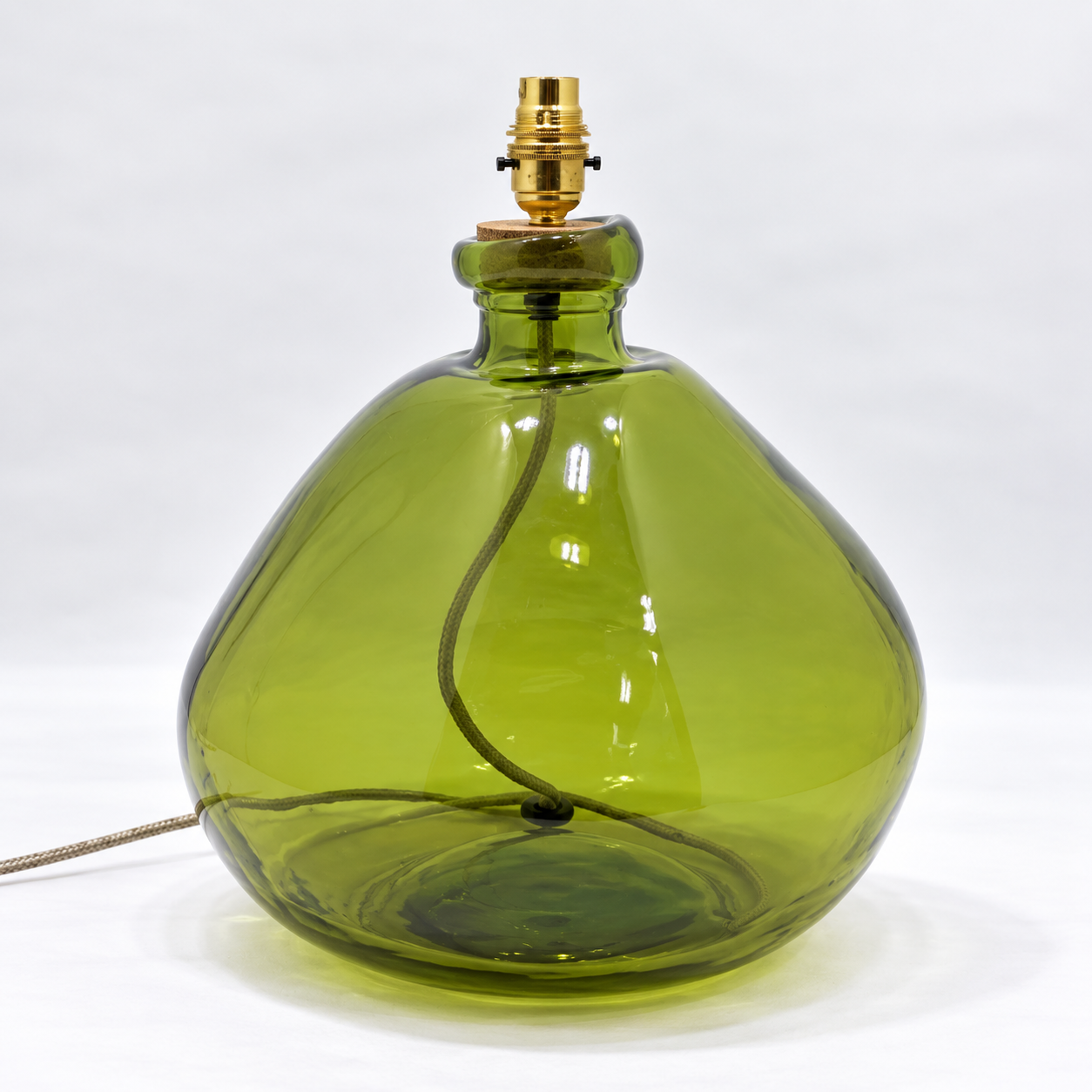 Simplicity Recycled Glass Lamp 39cm
