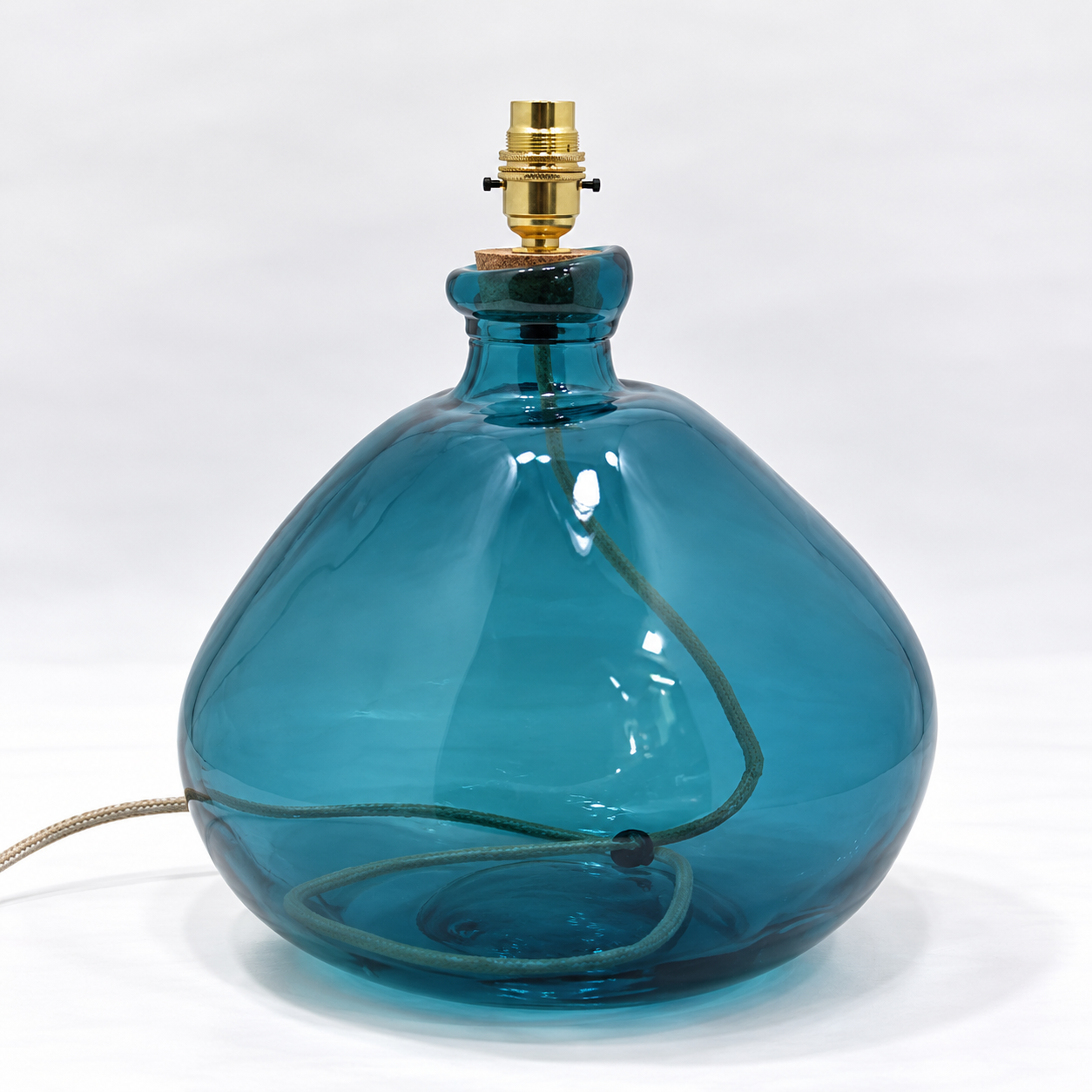 Simplicity Recycled Glass Lamp 39cm