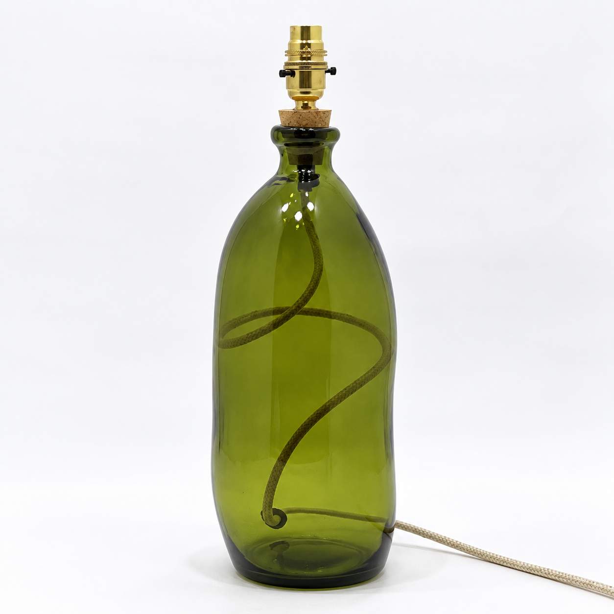 Simplicity Recycled Glass Lamp 41cm