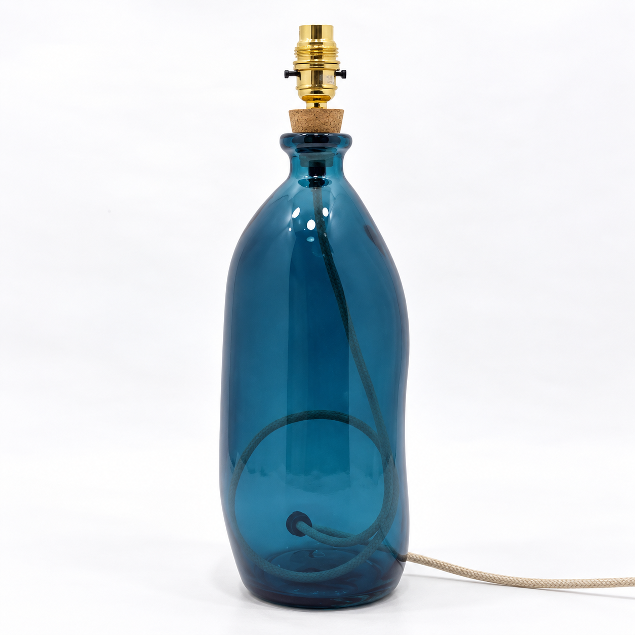 Simplicity Recycled Glass Lamp 41cm